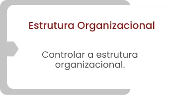 Estrutura Organizacional Controlar a estrutura organizacional.